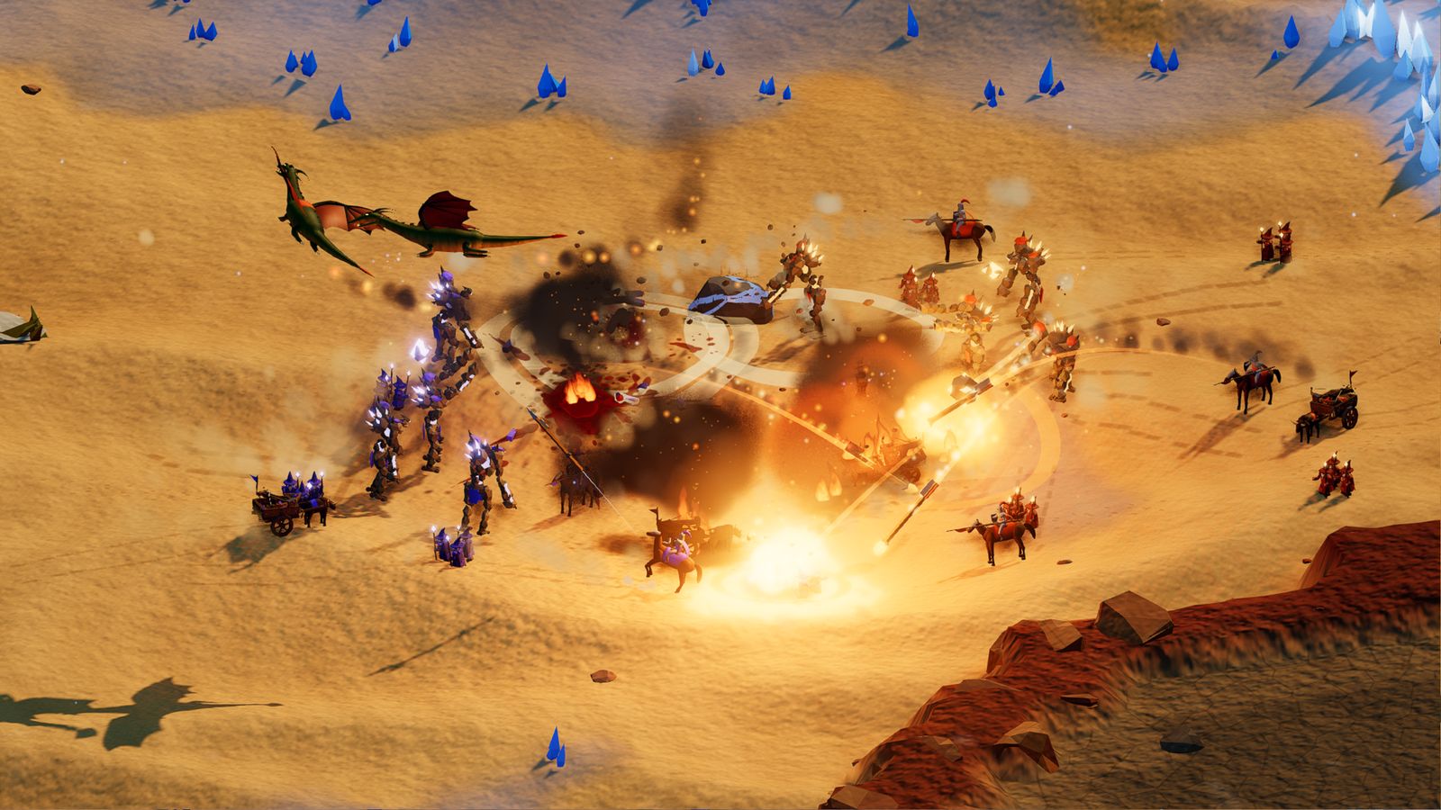 A blurred teaser of a War still in development